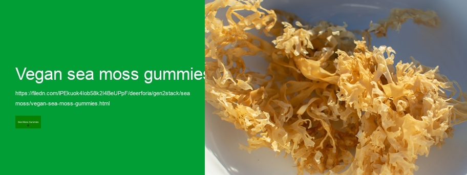 sea moss gel gummies